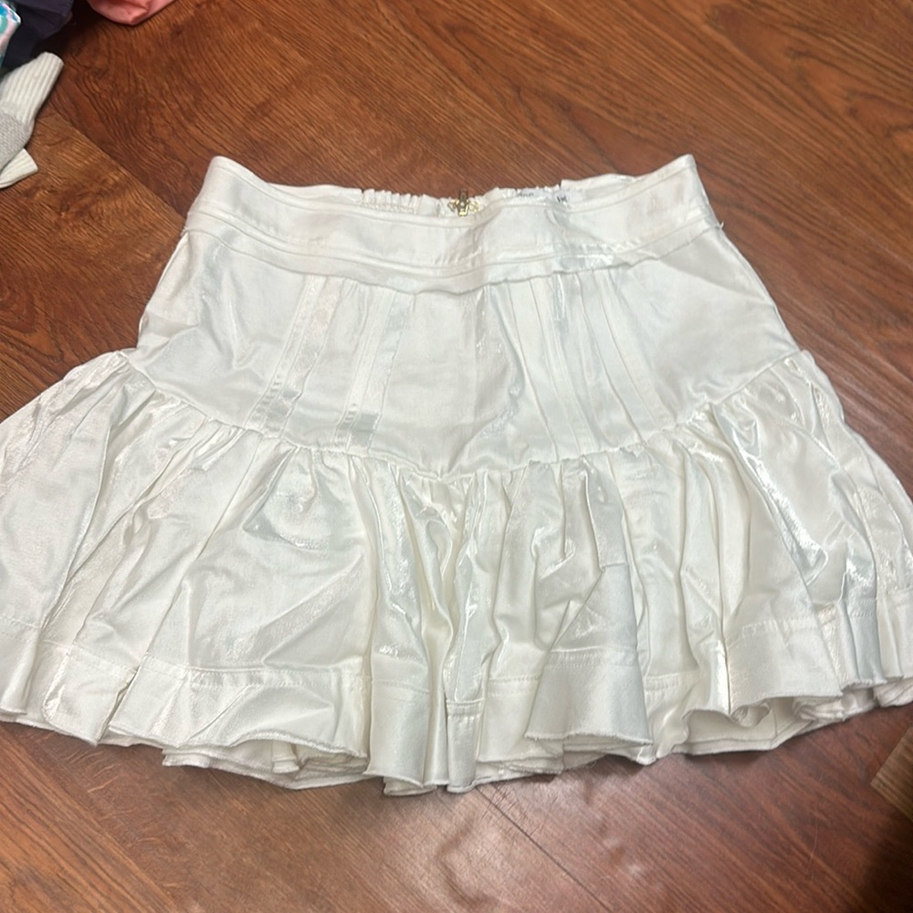 White Flowy Skirt